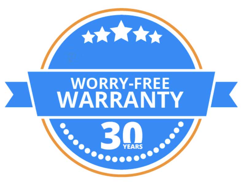 SolarInsure 30 year worry free warranty